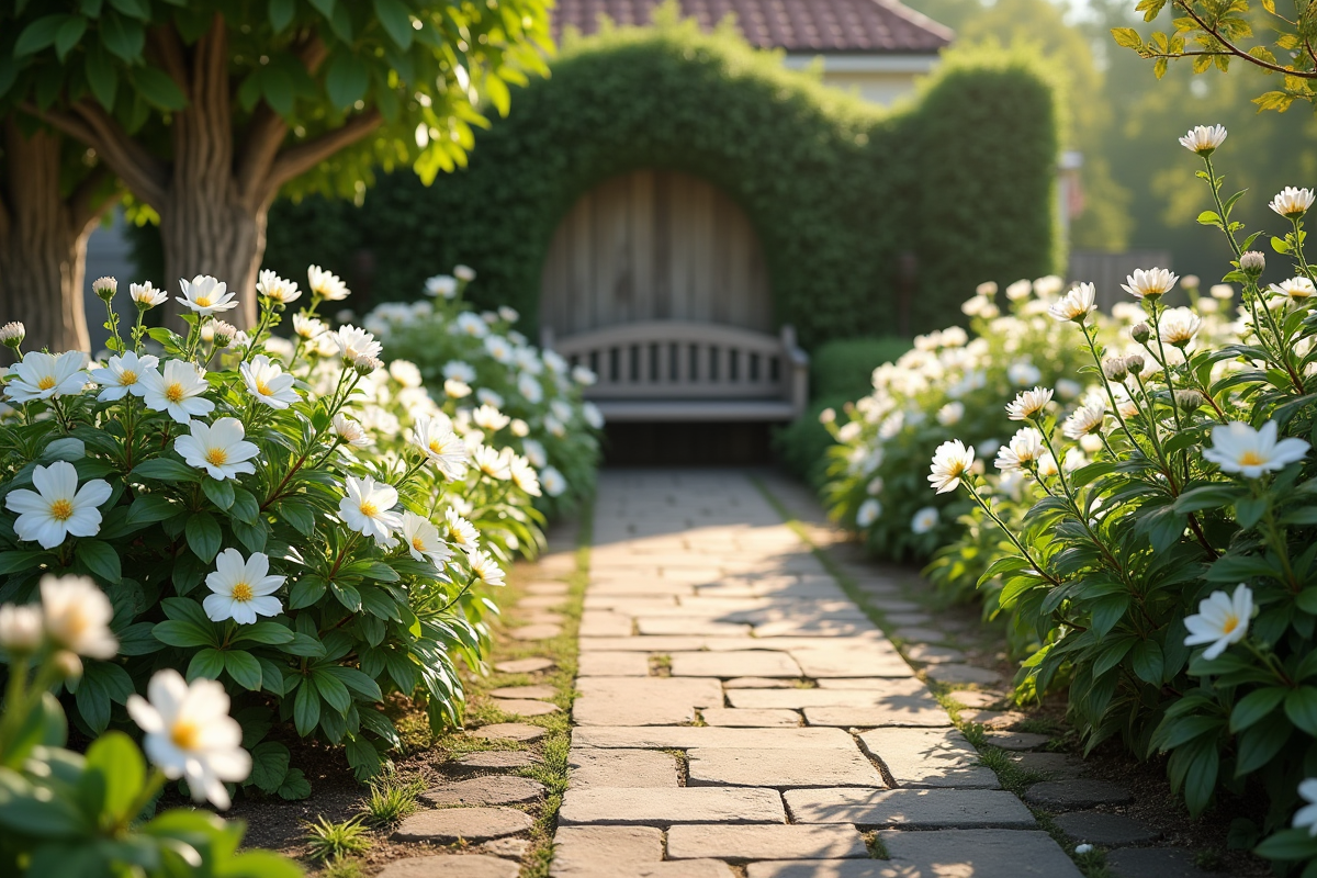 plantes blanches